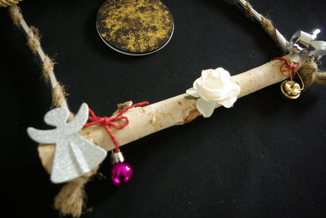 861-Echelle de Noël L28xH90 cm
