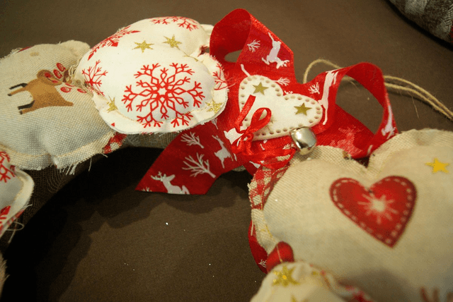 802-Couronne de Noël diamètre 30 cm