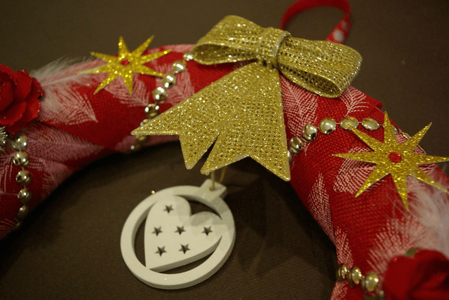 803-Couronne de Noël diamètre 30 cm