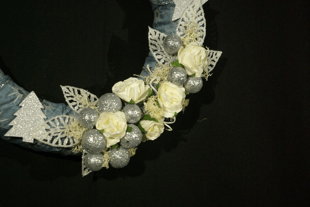807-Couronne de Noël diamètre 30 cm