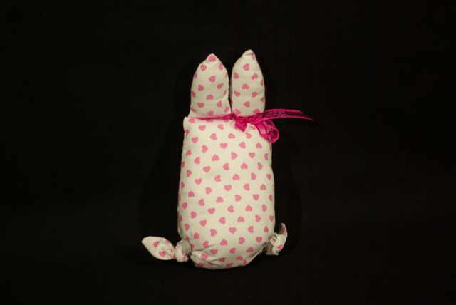 656-Doudou lapin petit modèle Htr 20 cm