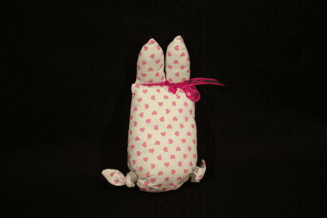 656-Doudou lapin petit modèle Htr 20 cm